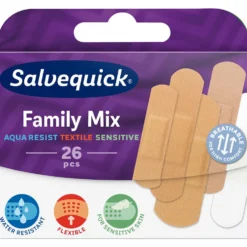 SALVEQUICK Med Family Mix laastari