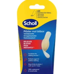 SCHOLL Rakkolaastari varpaat 6 kpl