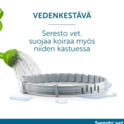 SERESTO Vet kissoille ja koirille alle 8 kg 0,56 g/1,25 g panta