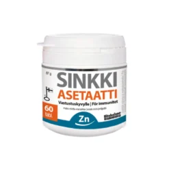 SINKKI Asetaatti minttu-mansikanmakuinen imeskelytabletti