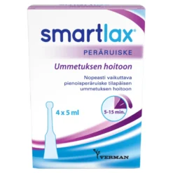 SMARTLAX peräruiske ummetuksen hoitoon 4x5 ml