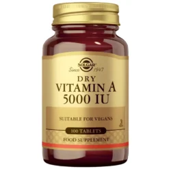 SOLGAR A-vitamiini 5000 IU 100 tabl