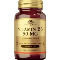 SOLGAR B6-vitamiini 50 mg 100 tabl