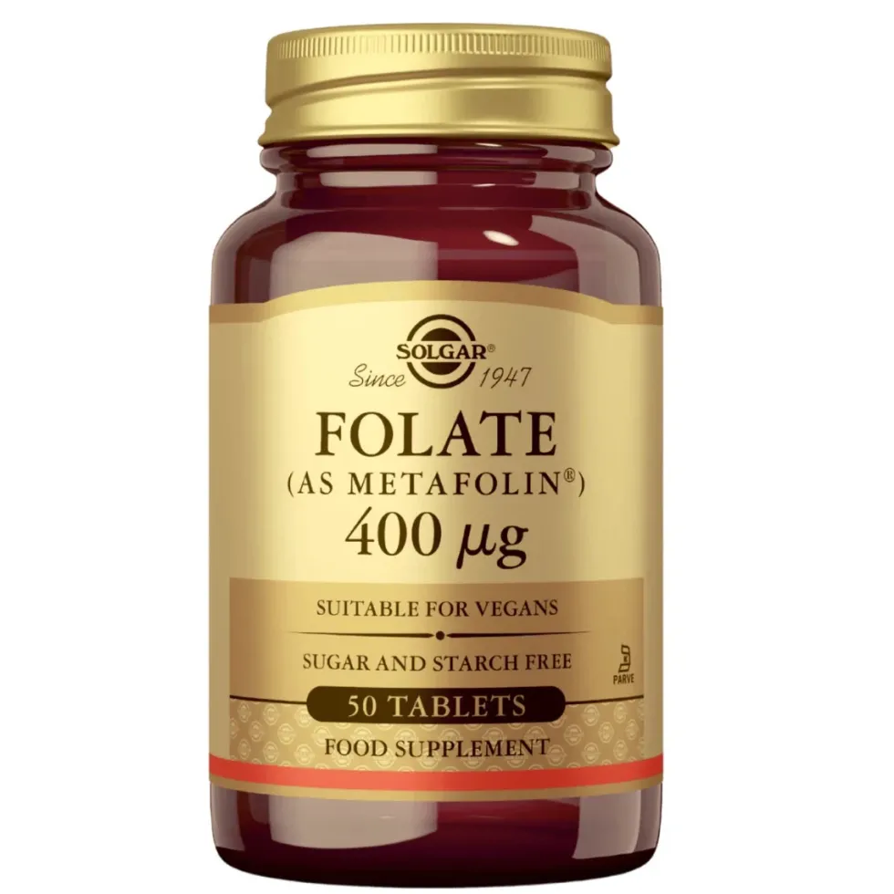 SOLGAR Folaatti 400 μg (Metafolin®) 50 tabl