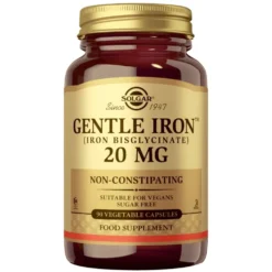 SOLGAR Gentle Iron 20 mg (bisglysinaatti) 90 kaps