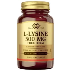 SOLGAR L-Lysiini 500 mg 50 kaps