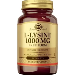 SOLGAR L-Lysiini 1000 mg 50 tabl