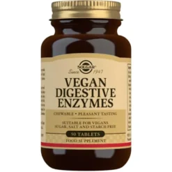 SOLGAR Vegan Digestive Enzymes ruuansulatusentsyymit 50 tabl