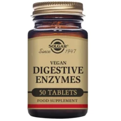 SOLGAR Vegan Digestive Enzymes ruuansulatusentsyymit 50 tabl