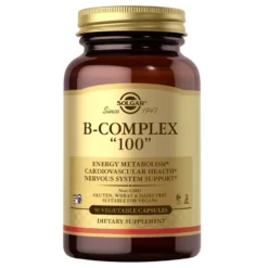 SOLGAR Vitamin B-Complex "100" vegekapseli 50 kpl
