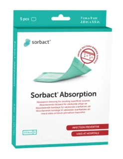 SORBACT Absorption haavatyyny 7 cm x 9 cm