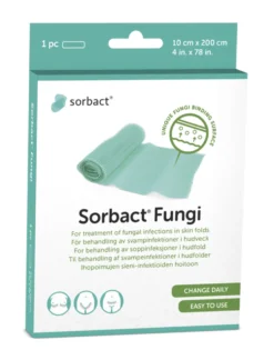 SORBACT Fungi sienimikrobeja sitova sidos 10 cm x 200 cm