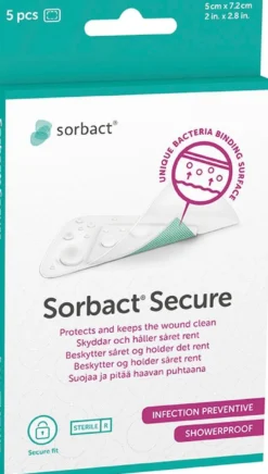 SORBACT haavaside 5 cm x 7,2 cm
