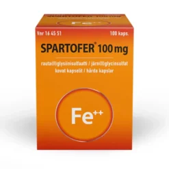 SPARTOFER 100 mg kapseli, kova