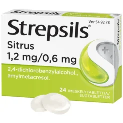 STREPSILS Sitrus 0,6 mg/1,2 mg imeskelytabletti