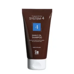 SYSTEM 4 Shale Oil Shampoo 4 ylirasvoittuville hiuksille 75 ml