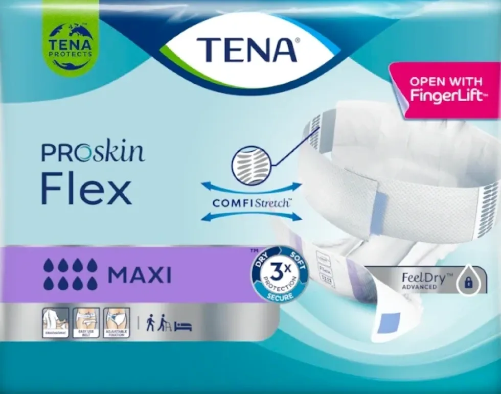 TENA Flex maxi inkontinenssisuoja, koko L 21 kpl