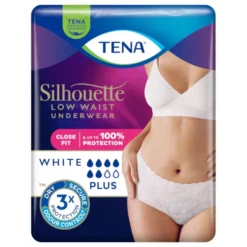 TENA Silhouette Plus Low Waist White Plus L 10 kpl
