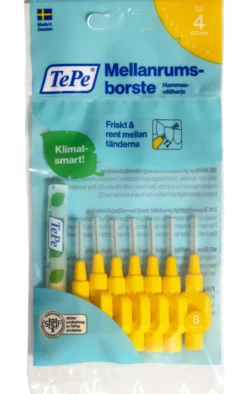 TEPE Original 0,7 mm keltainen hammasväliharja