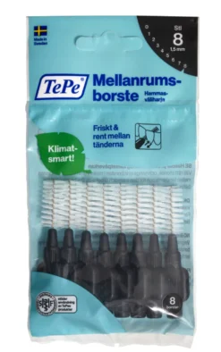 TEPE Original 1,5 mm musta hammasväliharja