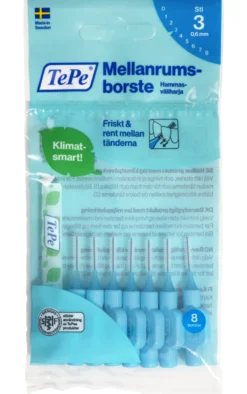 TEPE Original 0,6 mm sininen hammasväliharja