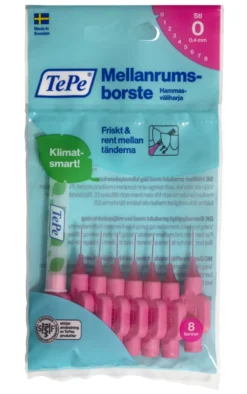 TEPE Original 0,4 vaaleanpunainen hammasväliharja