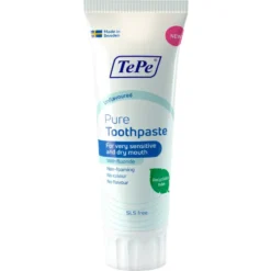TEPE Pure maustamaton hammastahna kuivalle ja herkälle suulle