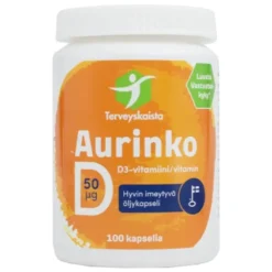 TERVEYSKAISTAN Aurinko D 50 mikrog öljykapseli 100 kpl