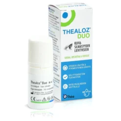 THEALOZ DUO silmätipat, säilytysaineeton 10 ml