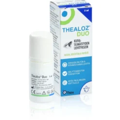 THEALOZ DUO silmätipat, säilytysaineeton 5 ml