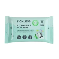 Tickless Citronella Dog Wipe hyönteispyyhkeet 20 kpl