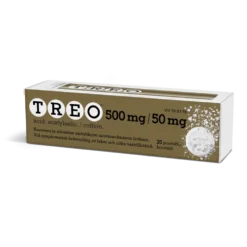 TREO 50 mg/500 mg poretabletti 20 kpl