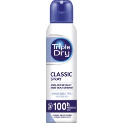 Triple Dry 100 h Classic Spray Antiperspirant tuoksuton 150 ml