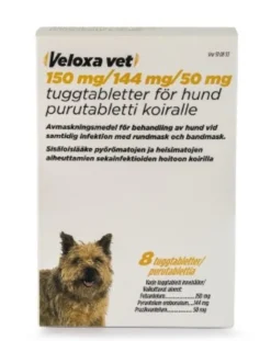 VELOXA Vet 50 mg/144 mg/150 mg purutabletti