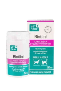 VETCARE Biotiini täydennysrehu kissoille ja koirille