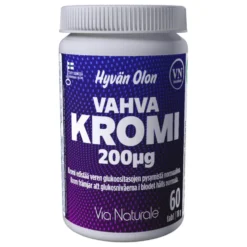 Via Naturale Hyvän Olon Vahva Kromi 200 mikrog 60 tabl
