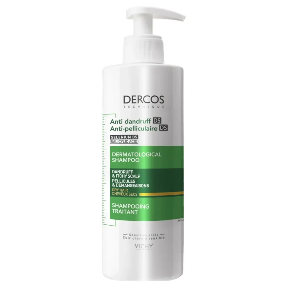 VICHY Dercos Shampoo Anti-Dandruff kuiville hiuksille 390 ml