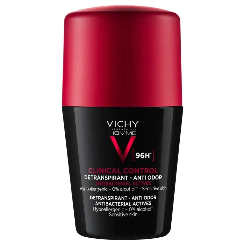 VICHY Homme Deo 96h Clinical Control Antiperspirant Roll-on 50 ml