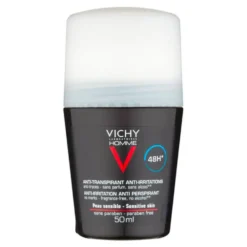 VICHY Homme Deo Sensitive Skin 48h Antiperspirant Roll-on herkälle iholle