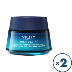 Vichy Minéral 89 Moisture Recovery Night Cream 2x50 ml