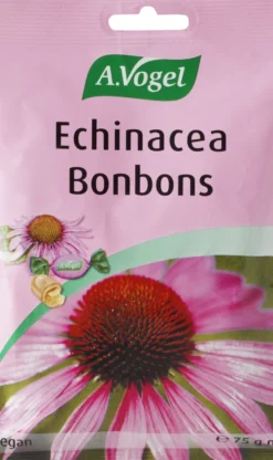 VOGEL Echinacea Bonbons mustaviinimarjanmakuinen kurkkupastilli