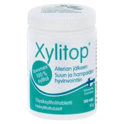 XYLITOP Spearmint täysksylitolitabletti 100 kpl