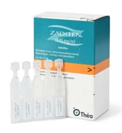 ZADITEN 0,25 mg/ml silmätipat, liuos, kerta-annospakkaus