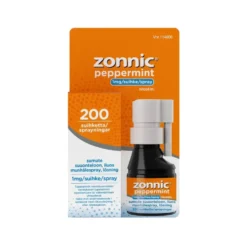 ZONNIC PEPPERMINT 1 mg/annos, sumute suuonteloon, 200 annosta